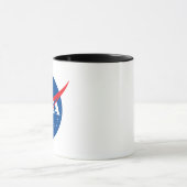 Iconic NASA Eclipse Black/White Keramik Tasse (Zentrum)