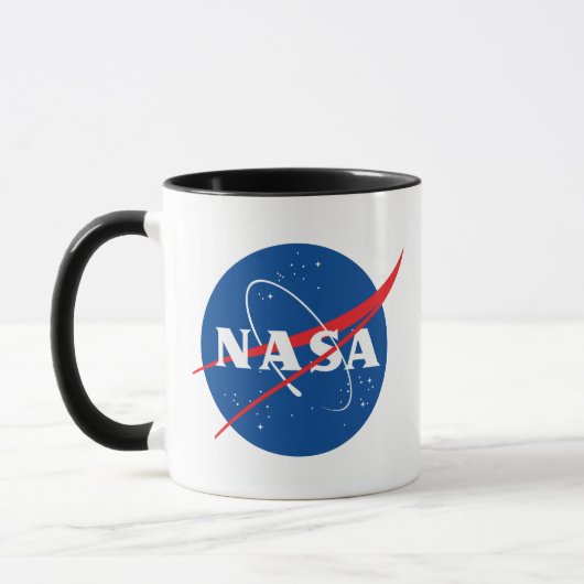 Iconic NASA Eclipse Black/White Keramik Tasse (Links)