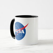 Iconic NASA Eclipse Black/White Keramik Tasse (Vorderseite Links)