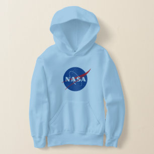 Iconic NASA Girls’ Uranus Blue Hoodie (XS-XL)