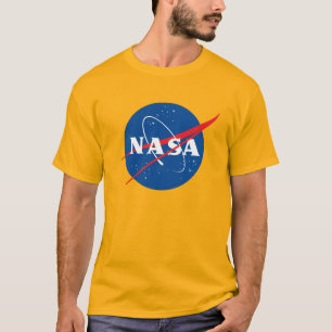 Iconic NASA Heavy Cotton T - Shirt (Saturn Gold)