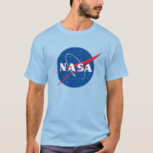 Iconic NASA Heavy Cotton T - Shirt (Uranus Blue)
