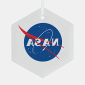 Iconic NASA Holiday Ornament (Saturn Hexagon) (Rückseite)