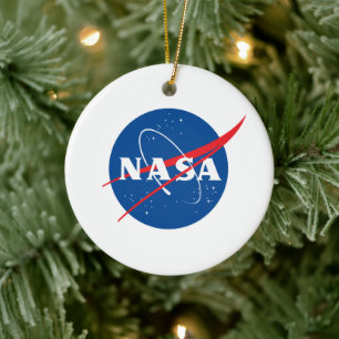 Iconic NASA Keramik Holiday Ornament (Kreis)