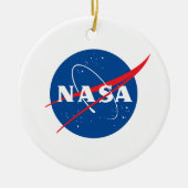 Iconic NASA Keramik Holiday Ornament (Kreis) (Vorne)