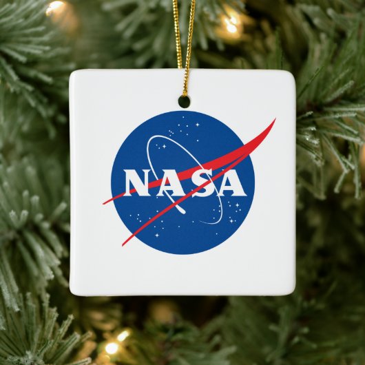 Iconic NASA Keramik Holiday Ornament (Platz) (Baum)