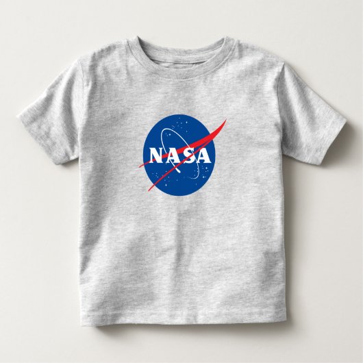 Iconic NASA Kleinkind T - Shirt (Mercury Gray) (Vorderseite)