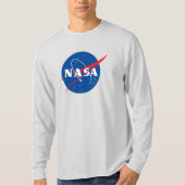 Iconic NASA Long Sleeve T - Shirt (Mercury Gray) (Vorderseite)