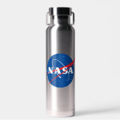 Iconic NASA Mercury Gray Insulated 22 oz Trinkflasche (Vorne)
