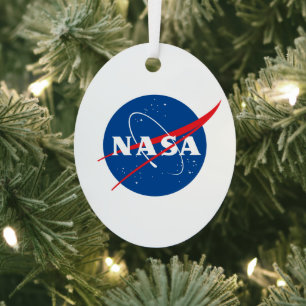 Iconic NASA Metal Holiday Ornament (Orbit Ellipse) Aus Metall