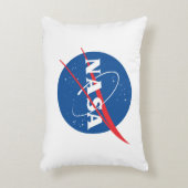 Iconic NASA Rocket White 100% Baumwolle 12 Zoll x  Dekokissen (Vorderseite(Vertikal))