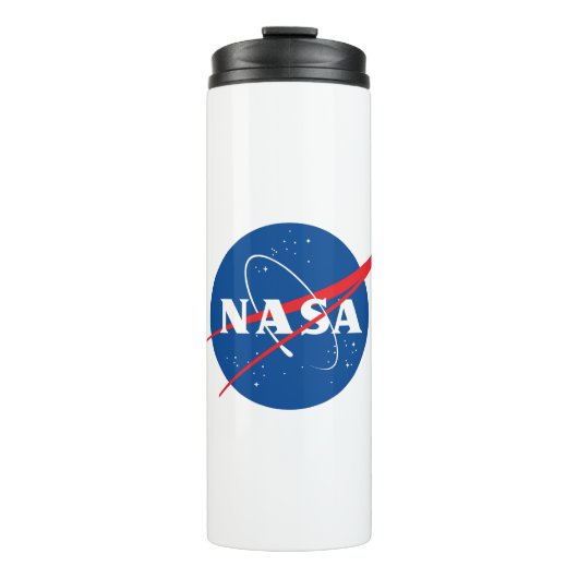 Iconic NASA Rocket White 16 oz Thermosbecher (Vorderseite)