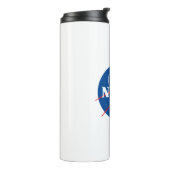 Iconic NASA Rocket White 16 oz Thermosbecher (Nach links gedreht)
