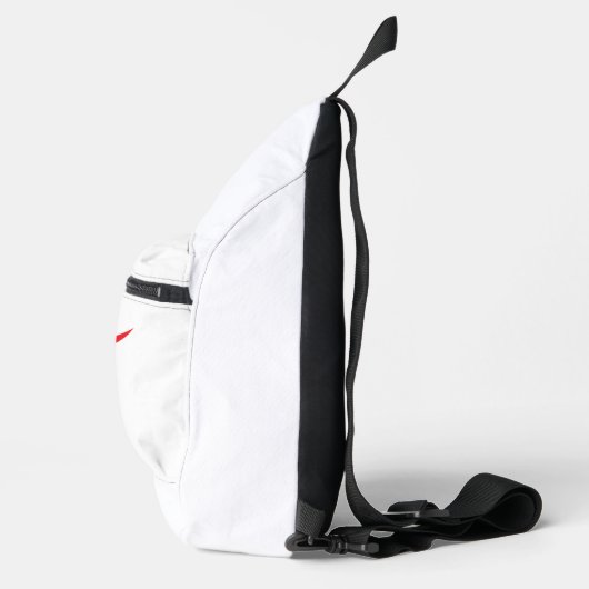 Iconic NASA Rocket White Crossbody Bag (Rechts)