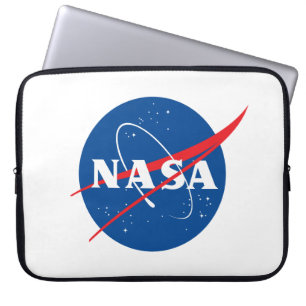 Iconic NASA Rocket White Laptopschutzhülle