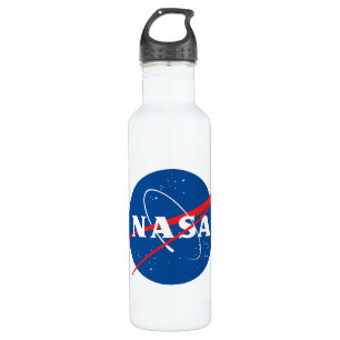 Iconic NASA Rocket White Steel Flasche (24 oz.) Edelstahlflasche