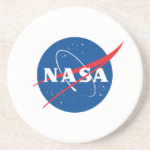 Iconic NASA Round Geo Sandstone Untersetzer (Vorne)
