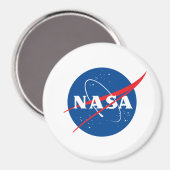 Iconic NASA Round Magnet (Student Value Edit) (Vorderseite/Rückseite)