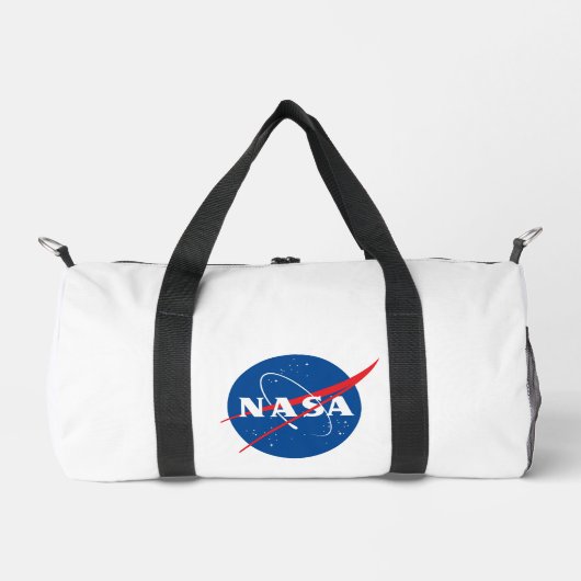 Iconic NASA Small Duffel Bag (Raketenweiß) Duffle Bag (Vorderseite)