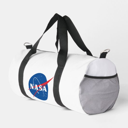 Iconic NASA Small Duffel Bag (Raketenweiß) Duffle Bag (Rechte Ecke)