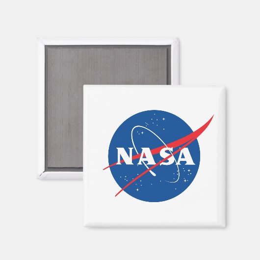 Iconic NASA Square Magnet (Student Value Edit) (Vorderseite/Rückseite)