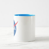 Iconic NASA Uranus Blue Trim Keramik Tasse (Mittel)