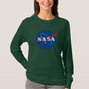 Iconic NASA Women's L/S T - Shirt (Aurora Green)