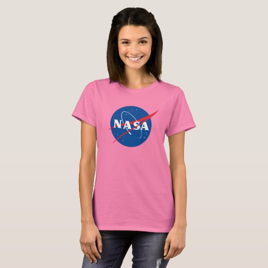 Iconic NASA Women's T - Shirt (Celestial Pink) (Vorne ganz)