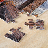 Iconic New York Sehenswürdigkeit Brooklyn Bridge Puzzle (Seite)