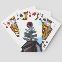 Iconic North End Signpost Spielkarten