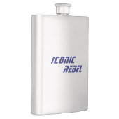 Iconic Rebel Classic Flask Flachmann (Rechts)