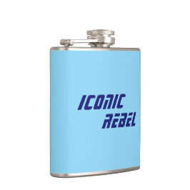 Iconic Rebel Vinyl Wrapped Flask Flachmann
