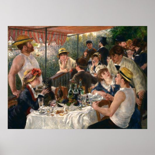 Iconic Renoir Luncheon des Party Poster (Vorne)