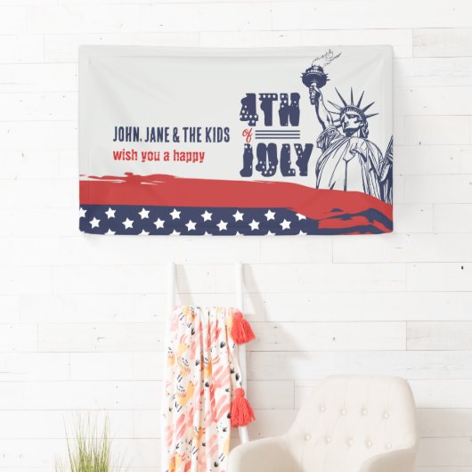 Iconic Salute to Liberty, 4. Juli Banner (Insitu)