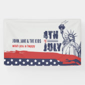 Iconic Salute to Liberty, 4. Juli Banner (Horizontal)