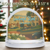 Iconic San Francisco Lombard Street Souvenir Dome  Schneekugeln