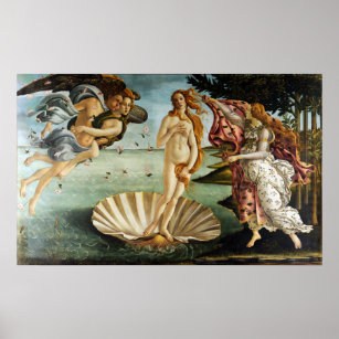Iconic Sandro Botticelli Die Geburt der Venus Poster