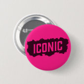 ICONIC Statement-Knopf Button (Vorne & Hinten)