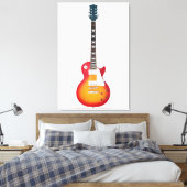 ICONIC SUNBURST ELECTRIC GUITAR 32x48 Leinwanddruck (Insitu (Schlafzimmer))