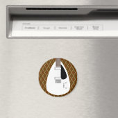Iconic Teardrop Electric Guitar Magnet (In Situ (Geschirrspüler))