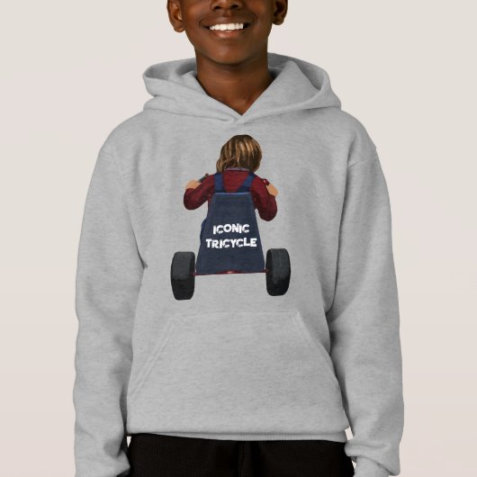 Iconic Tricycle Niedlich Kid Boy Girl Halloween 20 Hoodie (Vorderseite)
