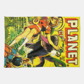 ICONIC Vierzigerjahre SCI FI-MASSEN-COMICEN Handtuch (Horizontal)