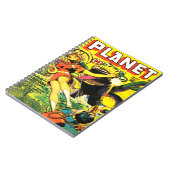 ICONIC Vierzigerjahre SCI FI-MASSEN-COMICEN Notizblock (Linke Seite)