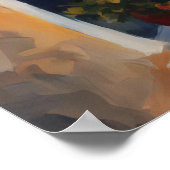 Iconic Views of Oia Poster (Ecke)