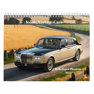 Iconic Vintage Cars Kalender