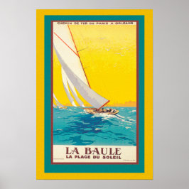 Iconic Vintage Reiseposter La Baule Poster