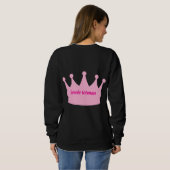 iconic woman sweatshirt  (Schwarz voll)