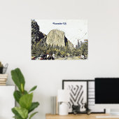 Iconic Yosemite Nationalpark US Rock Mountain Poster (Heimbüro)