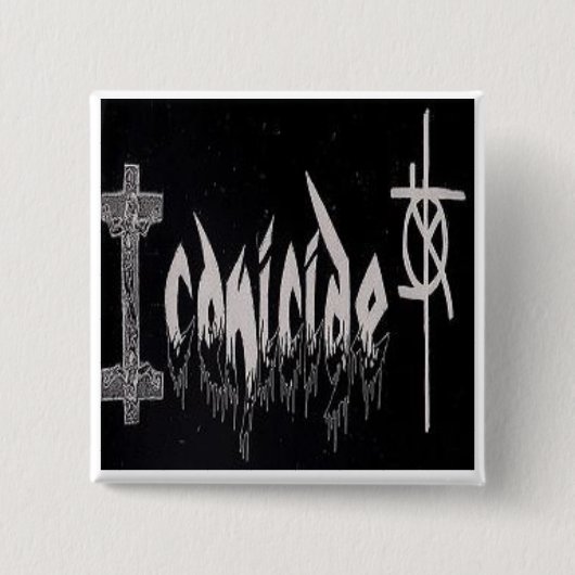Iconicide Logo-Knopf #1 Button (Vorderseite)