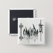 Iconicide Logo-Knopf #2 Button (Vorne & Hinten)